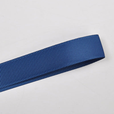 365 - Light Navy Solid Plain Grosgrain Ribbon