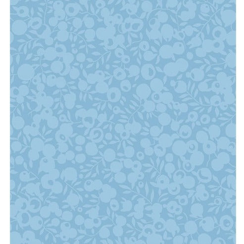 REMNANT 110cm x 110cm China Blue 5698 - Wiltshire Shadow - Liberty Cotton Fabric ✂️