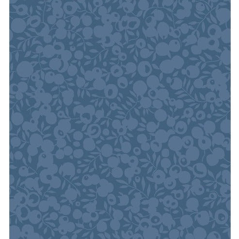 REMNANT 57cm x 110cm Chambray Blue 5703 - Wiltshire Shadow - Liberty Cotton Fabric ✂️