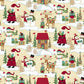 Christmas Scene - Holly Jolly Christmas by Studio E - Cotton Fabric ✂️