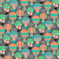 Woodland Animals in Hot Air Balloons Charcoal - Owl's Woodland Adventure - Studio E Cotton Fabric ✂️ £9 pm *SALE*