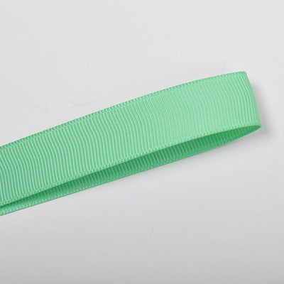 530 - Mint Solid Plain Grosgrain Ribbon