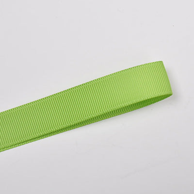 550 - Apple Green Solid Plain Grosgrain Ribbon