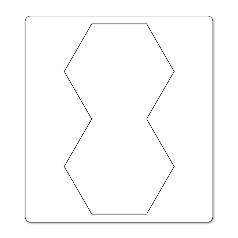 Sizzix Bigz Die - Hexagon, 1 1/2" Sides - 659984 ✂️