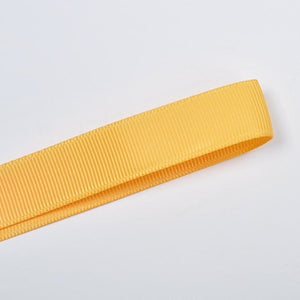 660 - Yellow Gold Solid Plain Grosgrain Ribbon