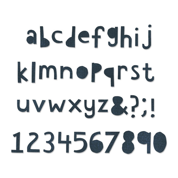 Sizzix Alphabet XL Die Lower Case  - 662708 ✂️