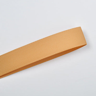 690 - Old Gold Solid Plain Grosgrain Ribbon