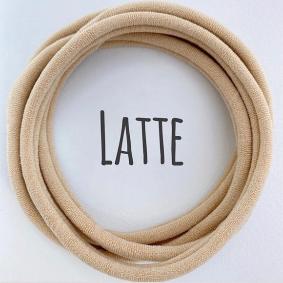 Latte - Dainties by Nylon Headbands