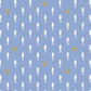 Periwinkle Seahorse Sparkle - Let's be Mermaids - Riley Blake Cotton Fabric