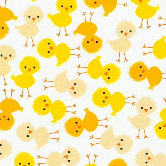 Yellow Chicks - Urban Zoologie - Robert Kaufman Jersey Knit Fabric ✂️