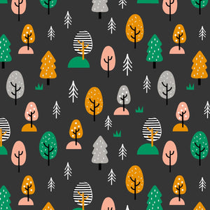 Forest Trees - Acorn Wood - Dashwood Studio Cotton Fabric ✂️