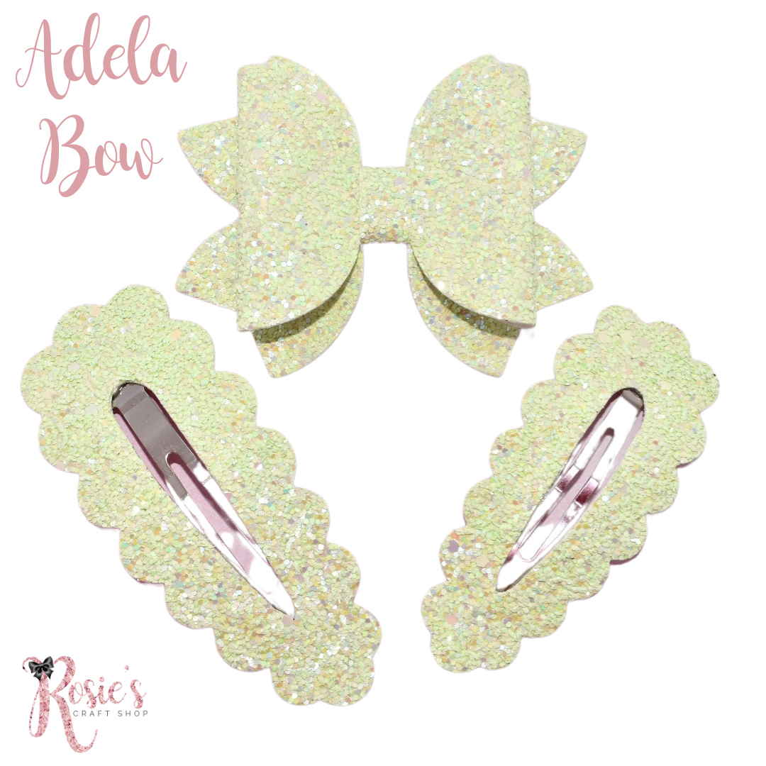 Adela Bow & Slides Plastic Template 🎀