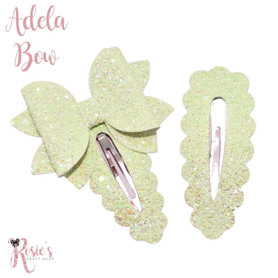 Adela Bow & Slides Plastic Template 🎀