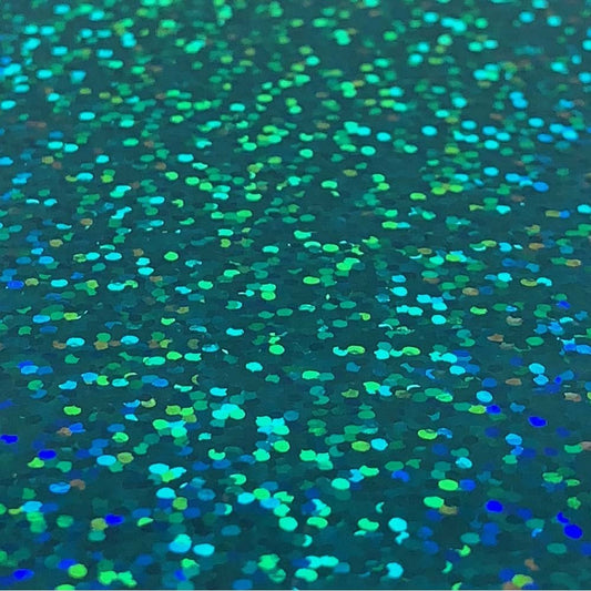 Aqua Holographic Sparkle Iron On Vinyl HTV