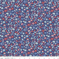 Bloomsbury Blossom Blue & Red Flowers - Liberty Carnaby Collection Cotton Fabric ✂️ £10 pm *SALE*