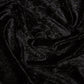 Black Crushed Velvet Fabric Felt