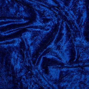 Royal Blue Crushed Velvet Fabric Felt
