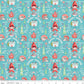 Red Riding Hood Damask Minis Teal - Little Red In The Woods - Riley Blake Cotton Fabric ✂️ *SALE*