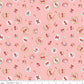 *SALE* Red Riding Hood Circles Pink - Little Red In The Woods - Riley Blake Cotton Fabric