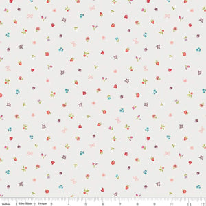 *SALE* Red Riding Hood Bits Cream - Little Red In The Woods - Riley Blake Cotton Fabric