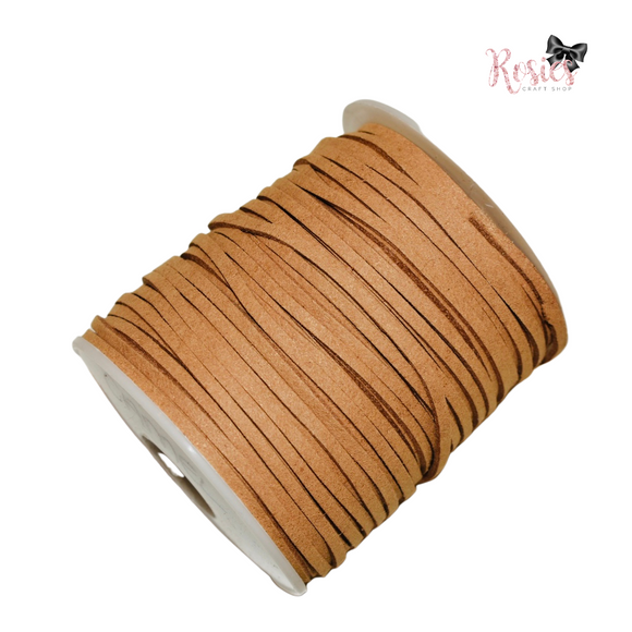 3mm Camel Suede Cord