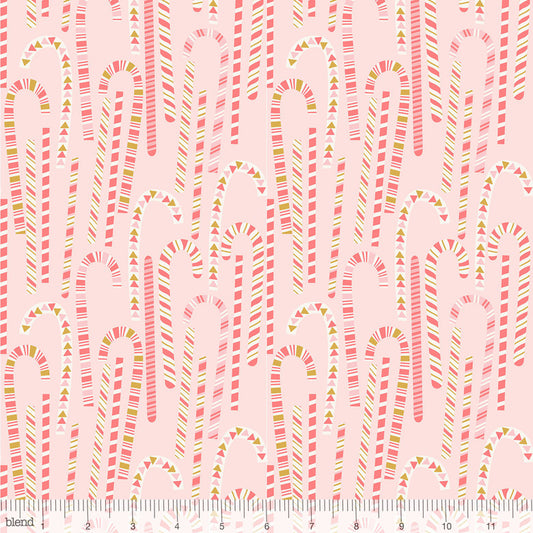 Candy Cane Pink - Kringle's Sweet Shop by Blend - 100% Cotton Fabric - Rosie's Craft Shop Ltd