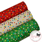 Christmas Dots & Spots Polka Dot Designer Fabric Felt