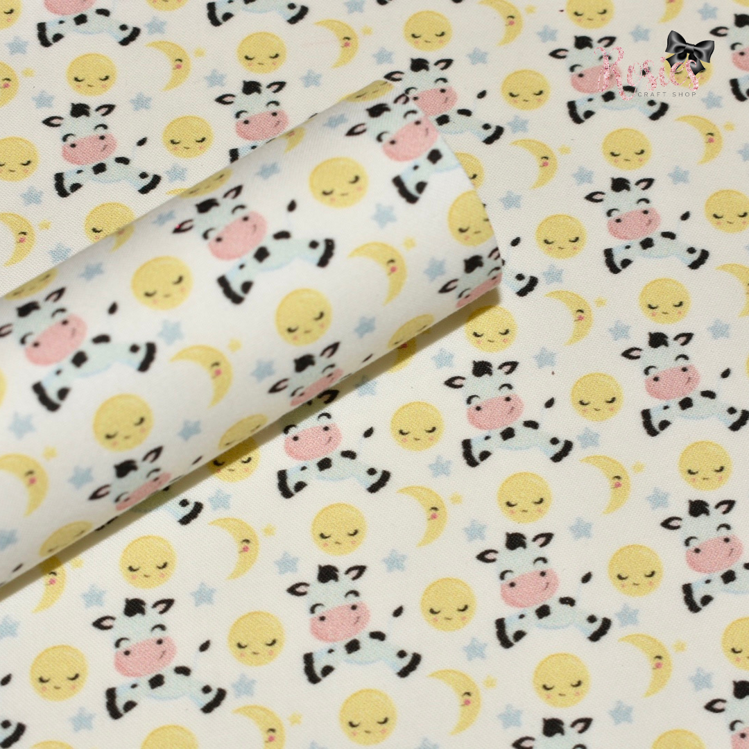 The Cow Jumped Over The Moon Artisan Fabric Felt