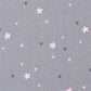 *SALE* Sprinkled Stars Grey - Twinkle Stars - Michael Miller