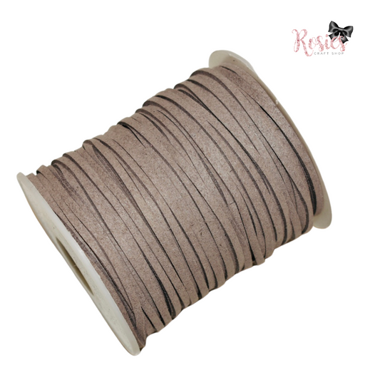 3mm Dark Grey Suede Style Cord ✂️ *SALE*