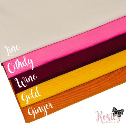 Plain Baby Cord Needlecord Cotton Fabric - Dashwood Studios
