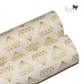 Metallic Gold Diamonds Designer Fabric Felt