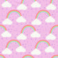 Purple Cloud - Chasing Rainbows - Robert Kaufman Cotton Fabric ✂️ £13 pm