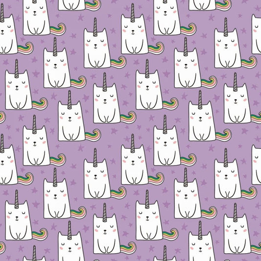 *SALE* Caticorn Lilac - Riley Blake Cotton Fabric