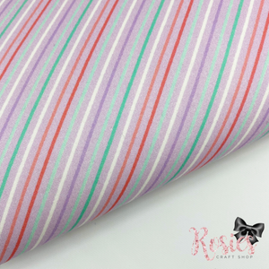 Stripes Lilac - Chasing Rainbows - Robert Kaufman Cotton Fabric ✂️ 🌟 SALE 🌟