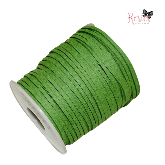 3mm Green Suede Cord