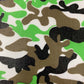 Green / Black Urban Camo Print Iron On Vinyl HTV