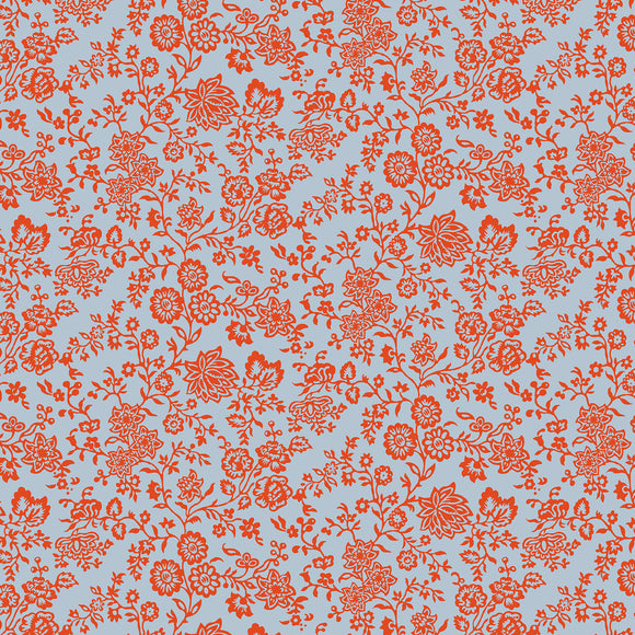 Hampton Vines Red - Liberty Summer House Collection Cotton Fabric