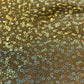 Holo Sequin Effect Gold Metallic Stretch Iron On Vinyl HTV