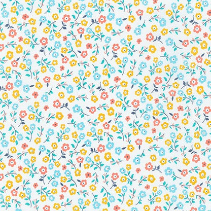 Floral Pattern - Bees Knees - Robert Kaufman Cotton Fabric ✂️ £13 pm