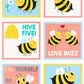 Bees Knees Pillow Panel - Bees Knees - Robert Kaufman Cotton Fabric ✂️