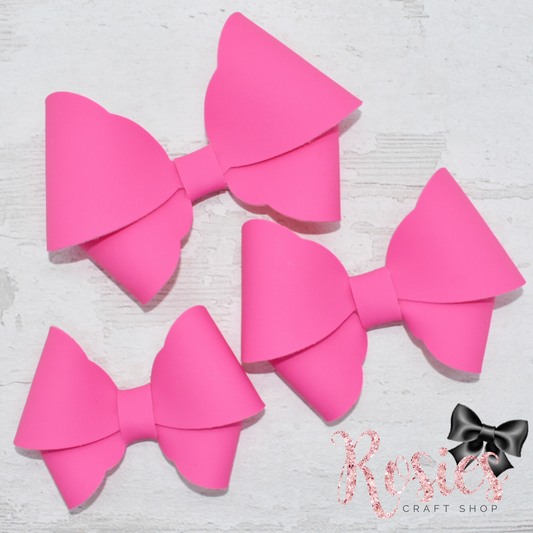 Baker Scalloped Bow Trio Cutting Die Compatible with Sizzix Big Shot *SALE*