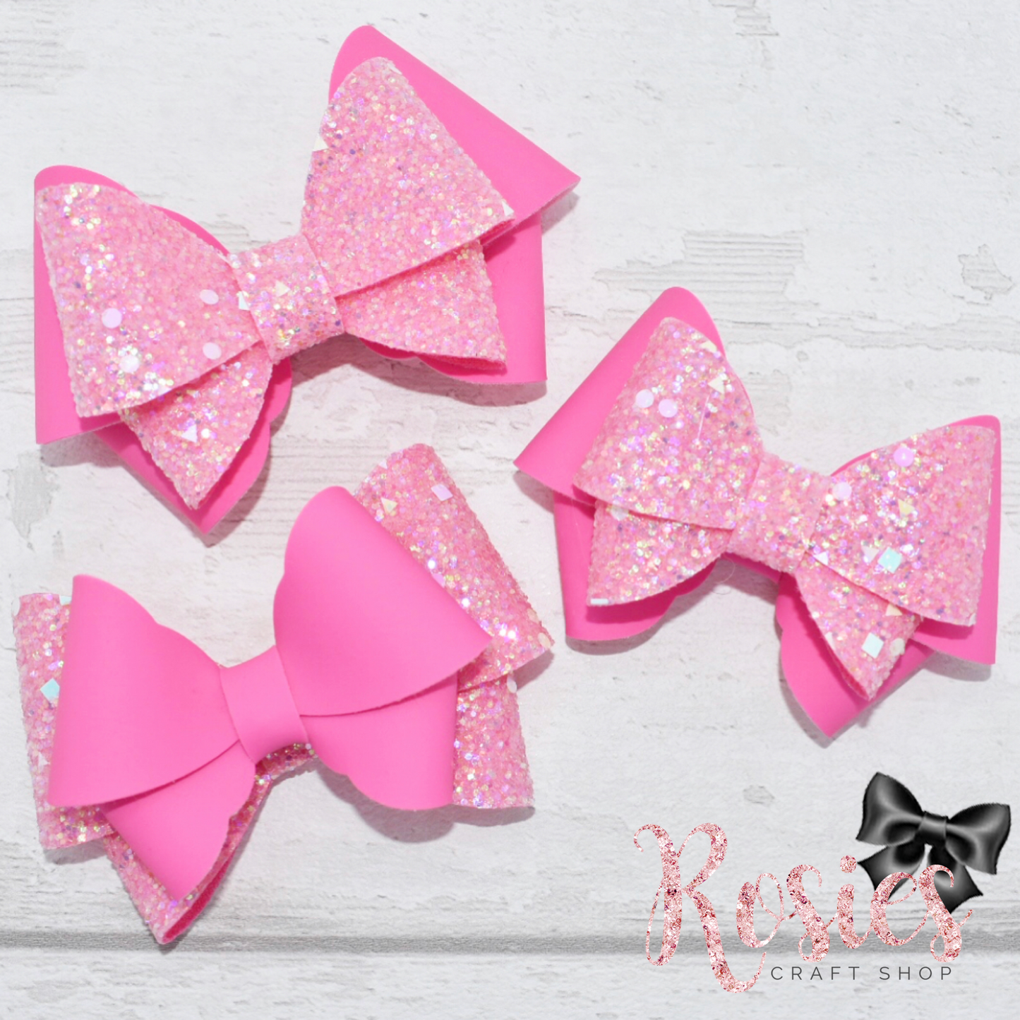 Baker Scalloped Bow Trio Cutting Die Compatible with Sizzix Big Shot *SALE*