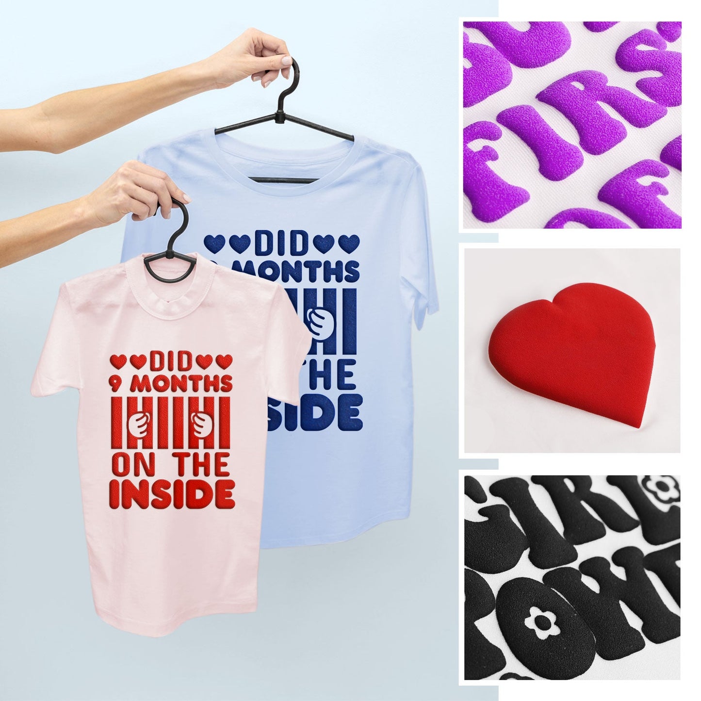 Coral Pink Puff Teckwrap HTV Heat Transfer Vinyl ✂️