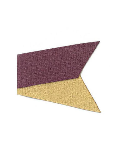 Berisfords Metallic Jewel Ribbon | Reversible Gold Backed Ribbon | 25mm