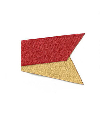 Berisfords Metallic Jewel Ribbon | Reversible Gold Backed Ribbon | 25mm