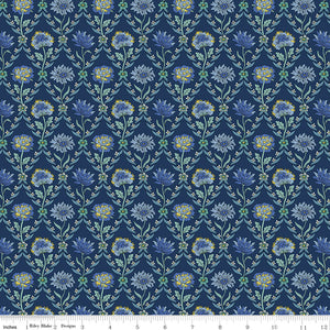 *SALE* Kew Trellis Blue - Liberty Summer House Collection Cotton Fabric