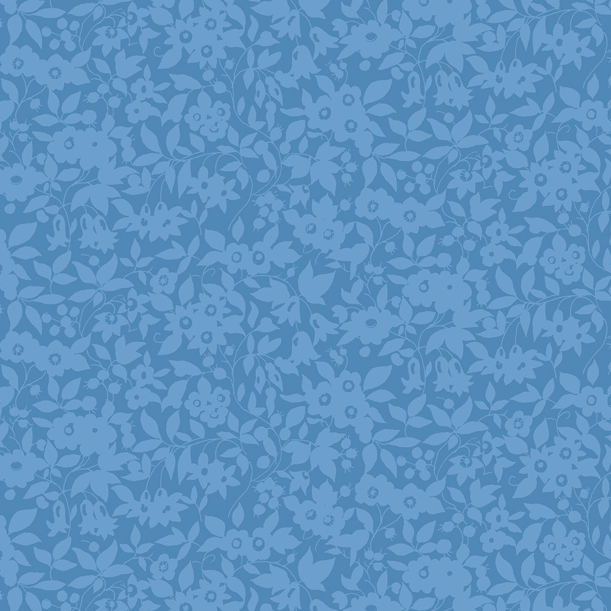 Daisy Shadow Blue by Liberty - The Cottage Garden - Rosie's Craft Shop Ltd