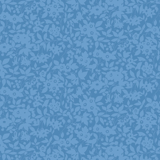 Daisy Shadow Blue by Liberty - The Cottage Garden - Rosie's Craft Shop Ltd