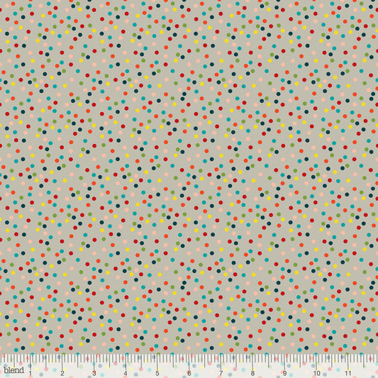 Light It Up Taupe - A Winter's Tail by Blend - 100% Cotton Fabric - Rosie's Craft Shop Ltd